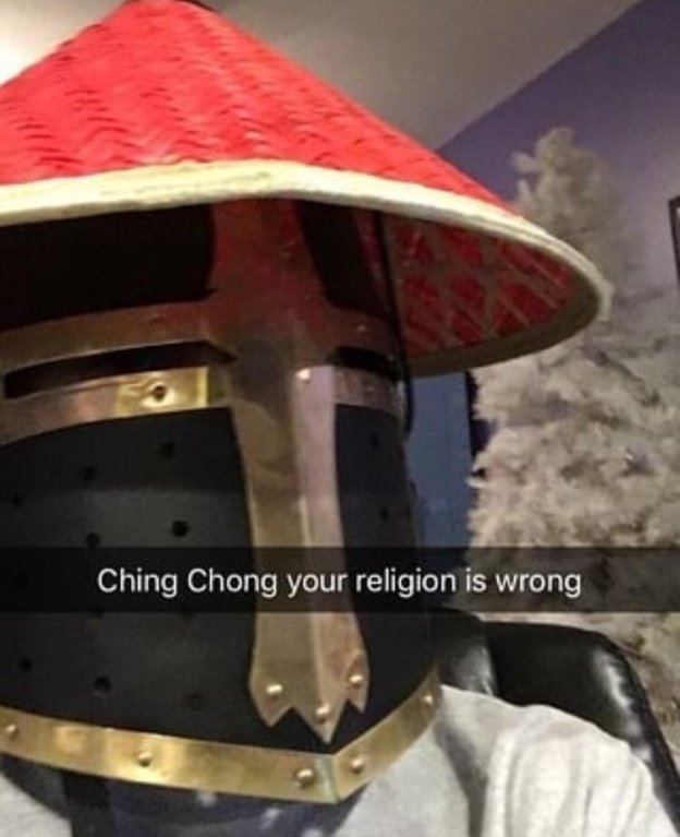 Ching Chong your religion is wrong